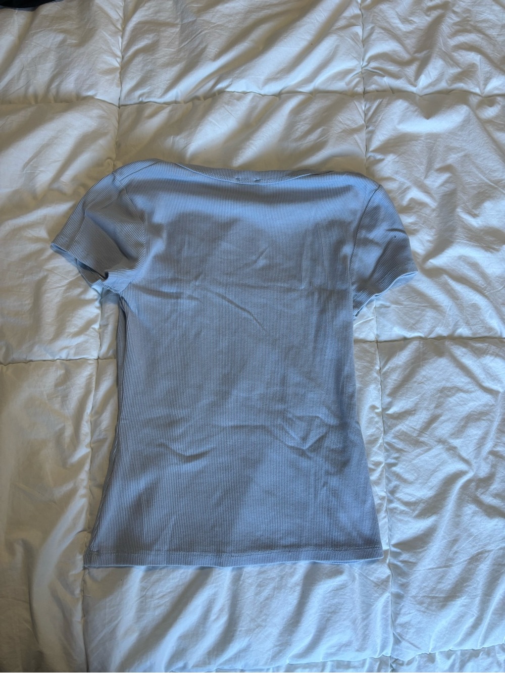 Dynamite Ribbed Short Sleeve Tee - Picture 2 of 3